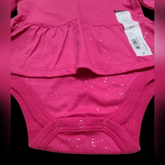 NWT Okie dokie size 9m pink bodysuit - Picture 4 of 5